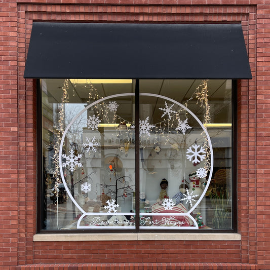 Shopping in a Snow Globe