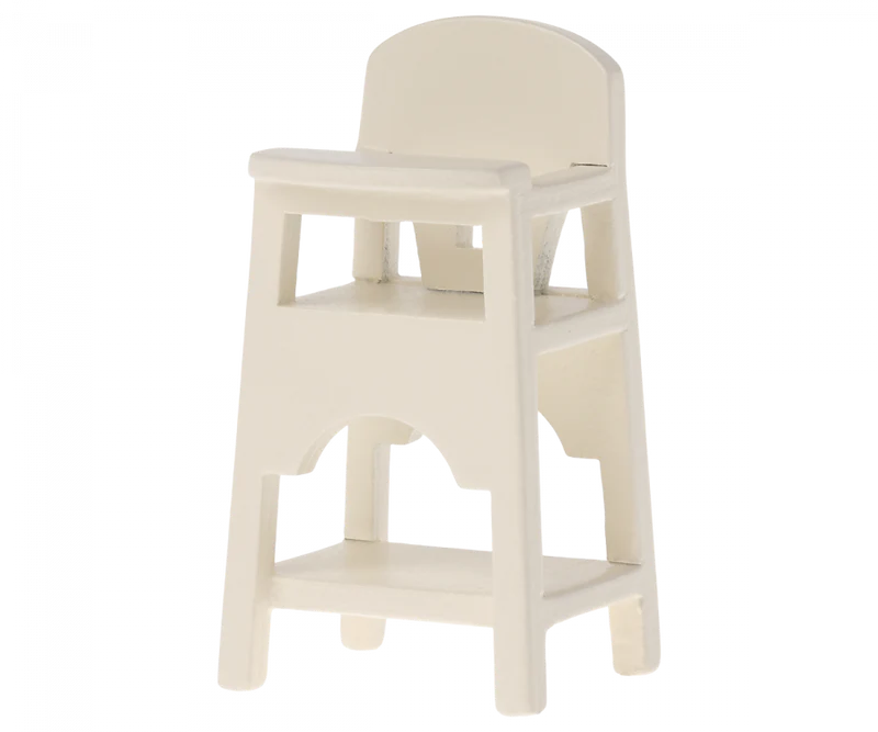 Maileg High Chair, Mouse - Off White