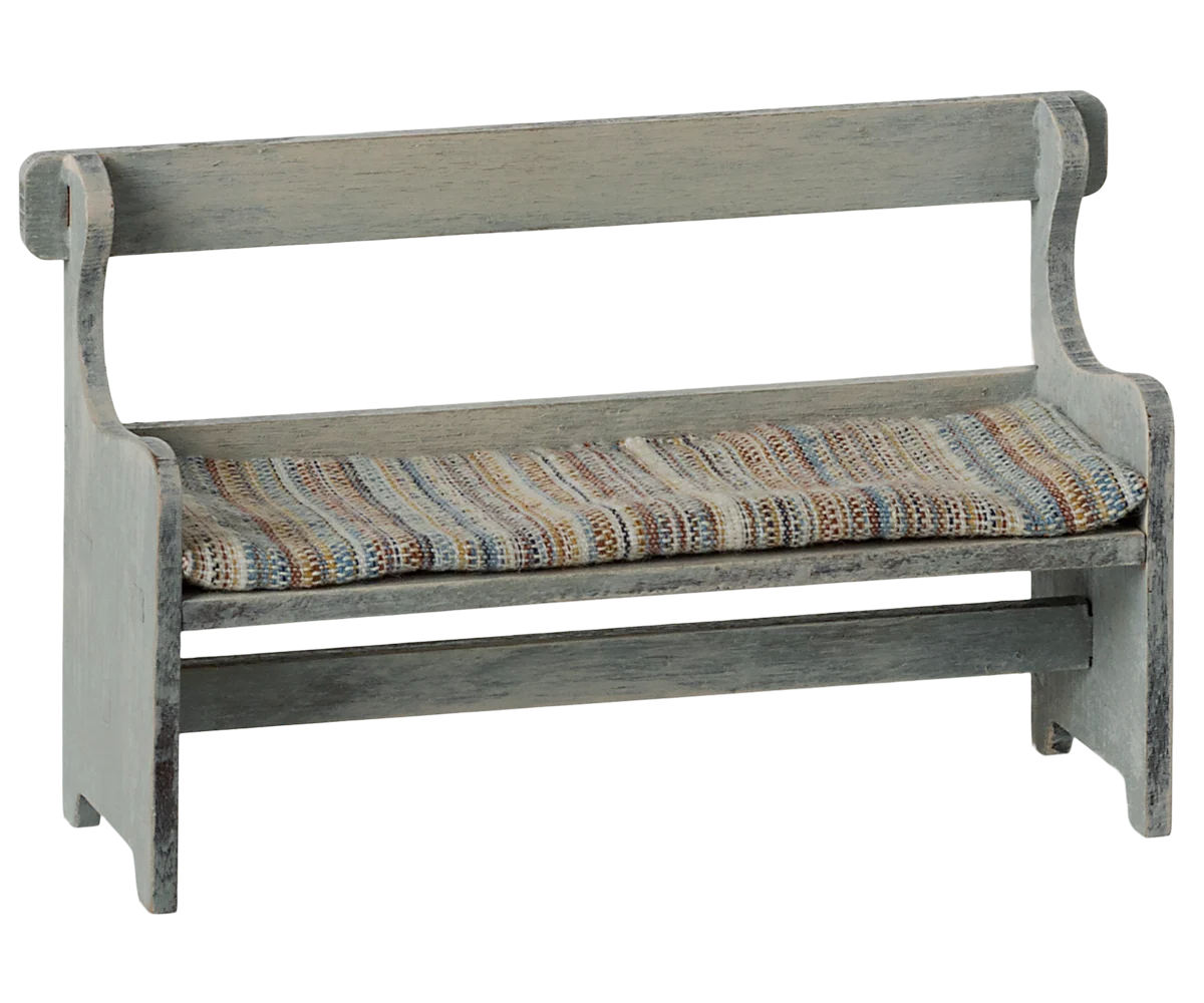 Maileg Bench, Mouse, Vintage Off White