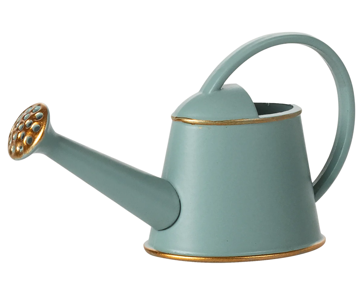 Maileg Watering Can, Mouse, Light Blue