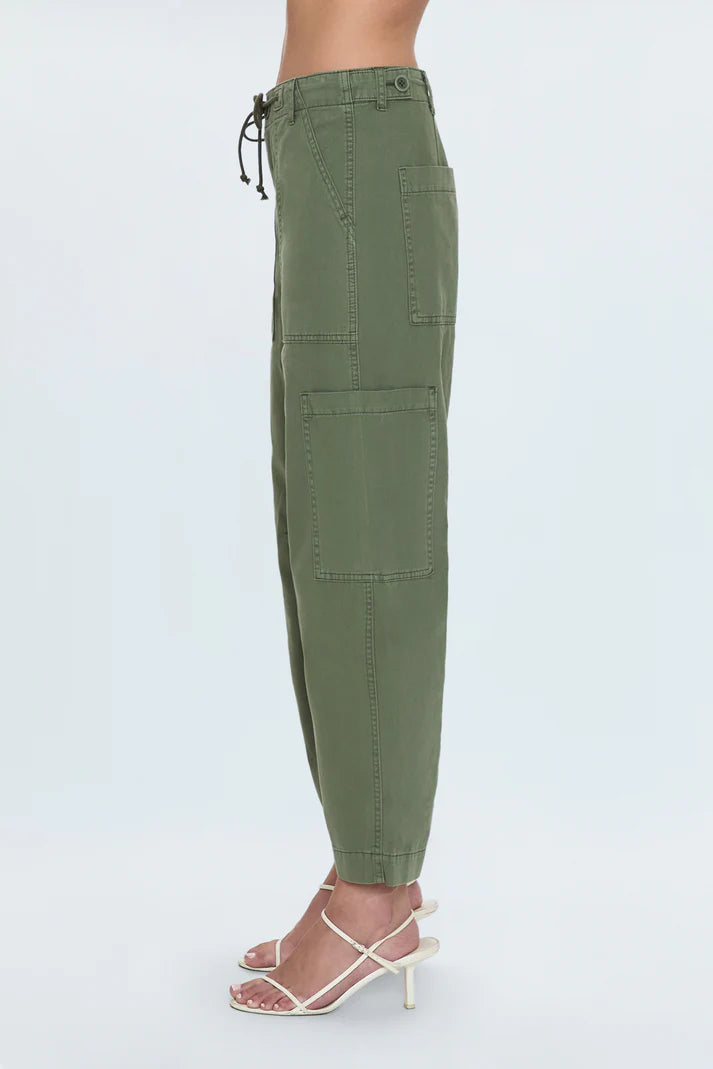 Pistola Sabrina Curved Utility Pants, Meadow