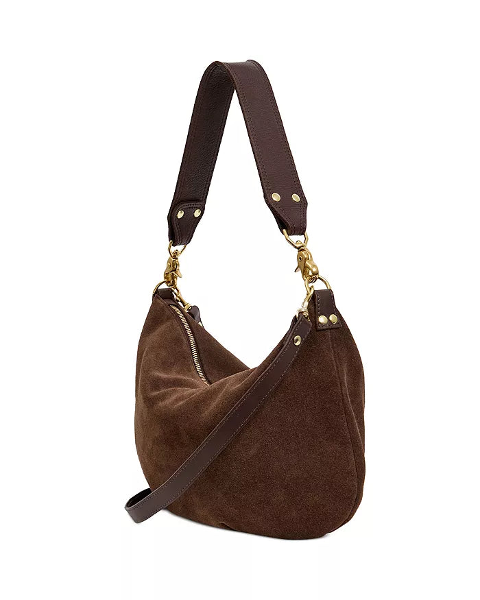 Clare V Moyen Messenger, Chocolate Suede