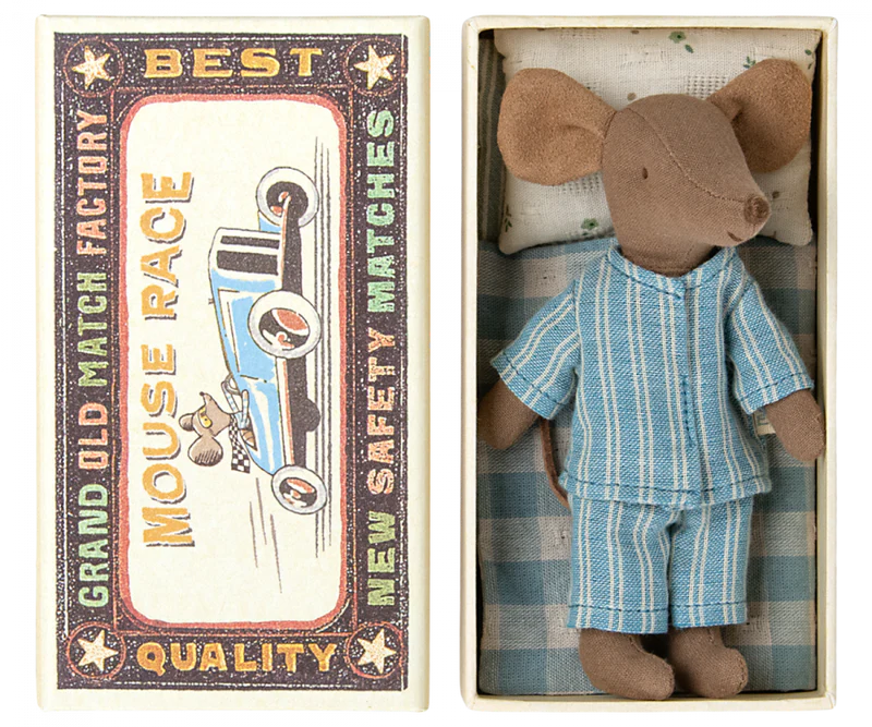 Maileg Big Brother Mouse in Matchbox