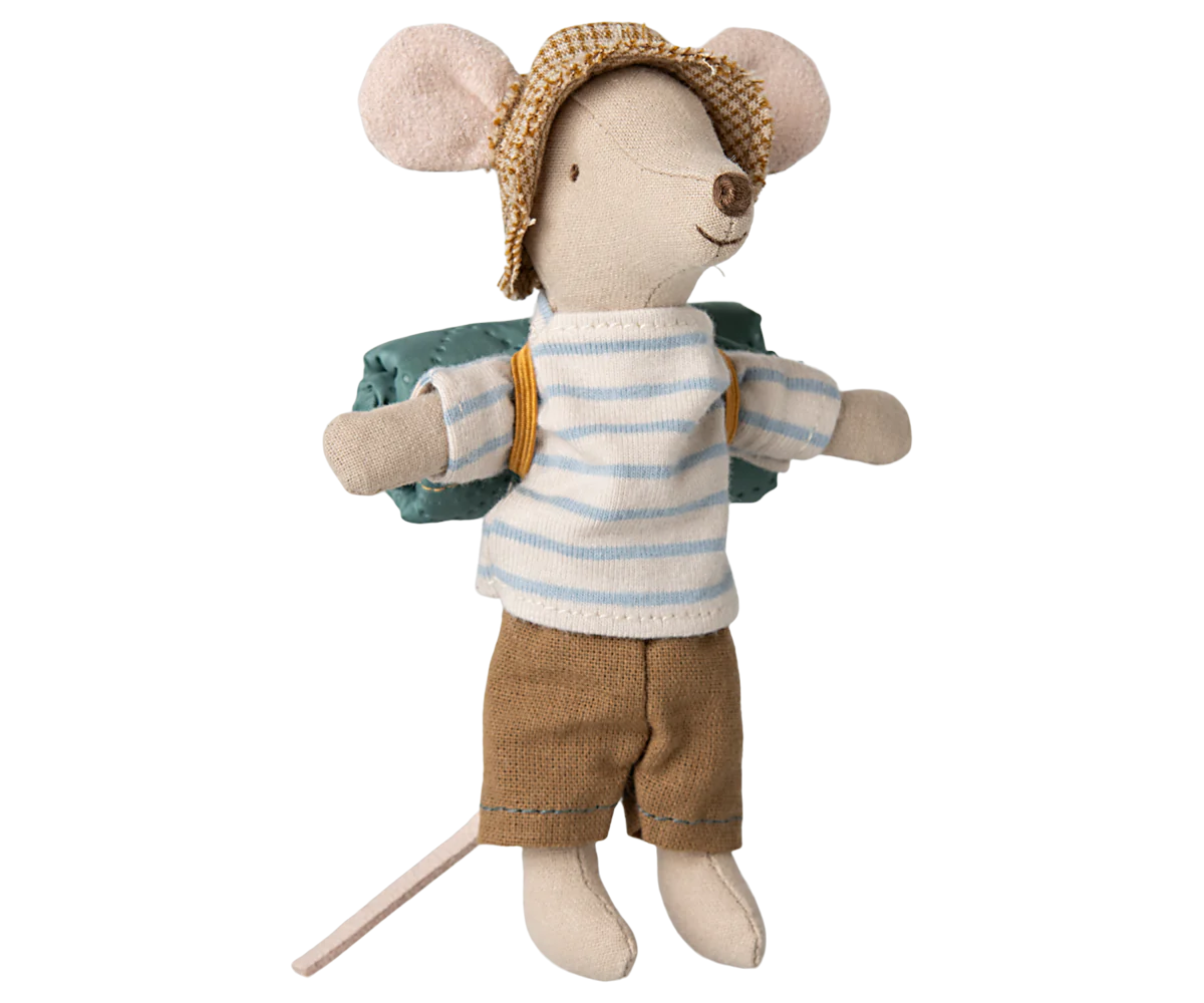 Maileg Hiker Big Brother Mouse, Stripes