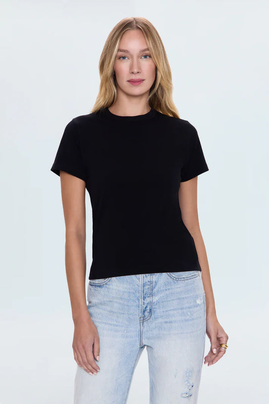 Pistola Alba Baby Tee, Noir