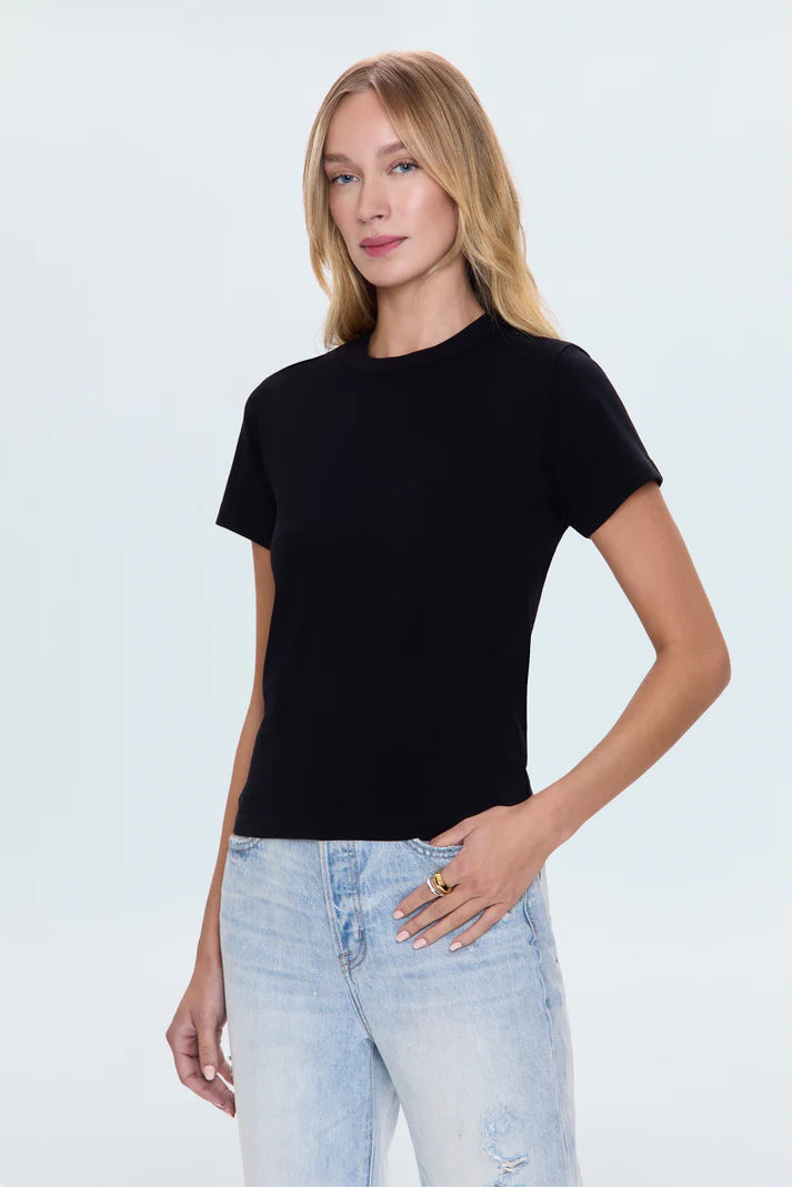 Pistola Alba Baby Tee, Noir