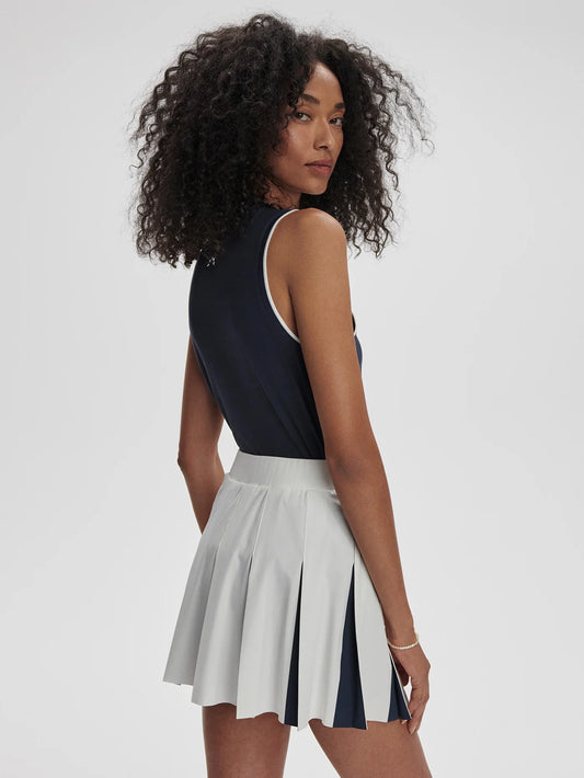 Varley Bronte 2 in 1 Skirt 15.5", White Blue Nights