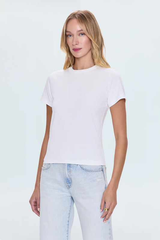 Pistola Alba Baby Tee, Le Blanc