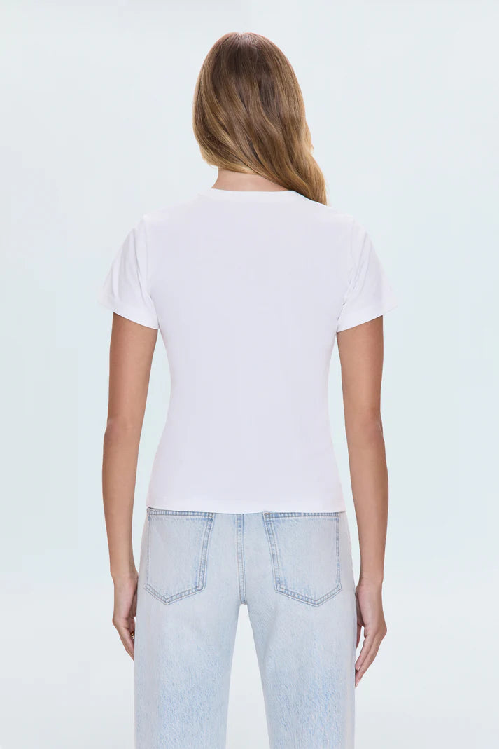 Pistola Alba Baby Tee, Le Blanc