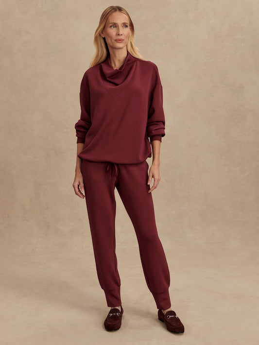 Varley Betsy Sweat, New Maroon