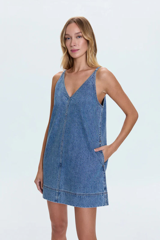 Pistola Tavi Pop Over Dress, Palms