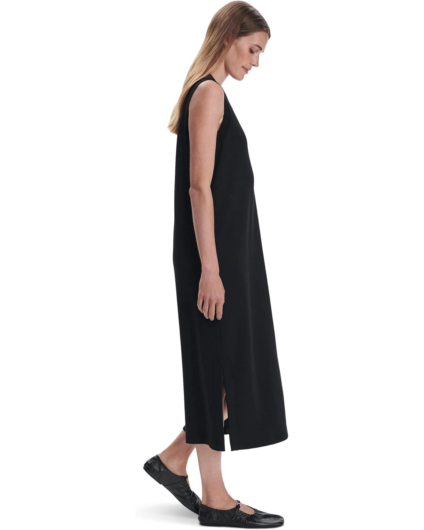 Varley Beatrice Midi Dress, Black
