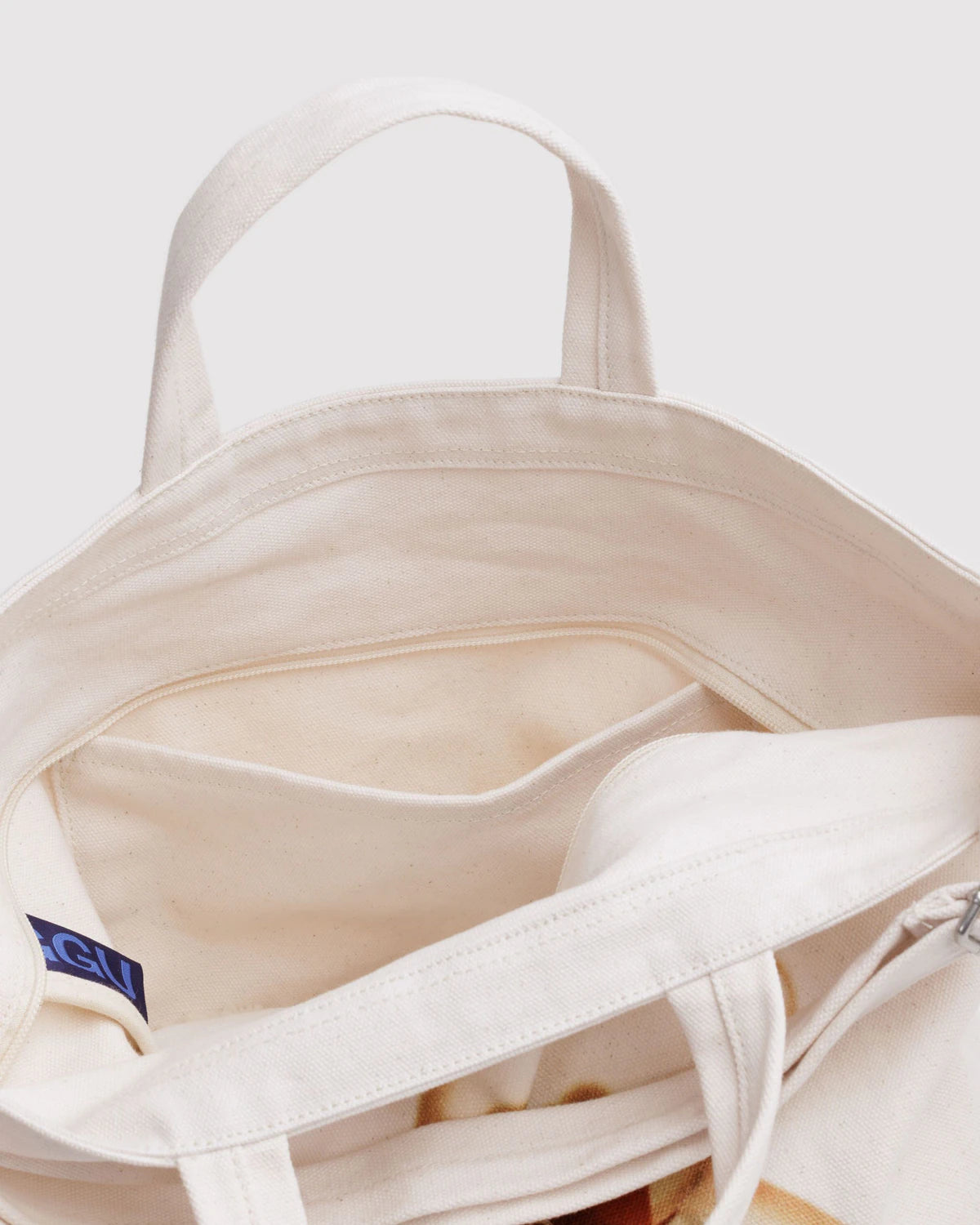 Baggu Horizontal Zip Duck Bag, Teddy Bear