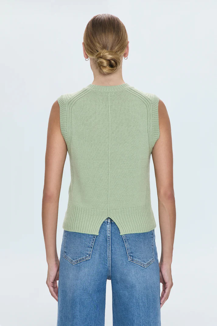 Pistola Leandra Sweater Vest, Pistachio