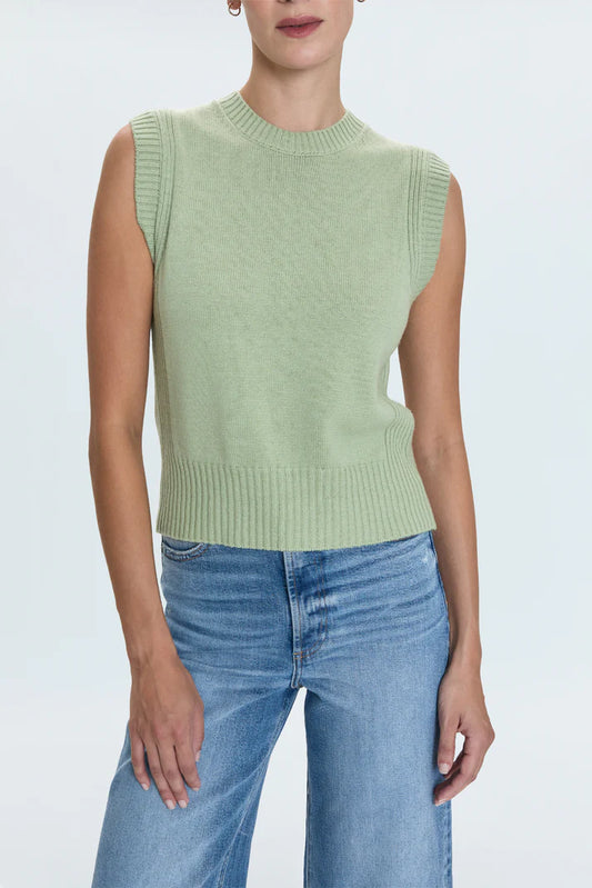 Pistola Leandra Sweater Vest, Pistachio