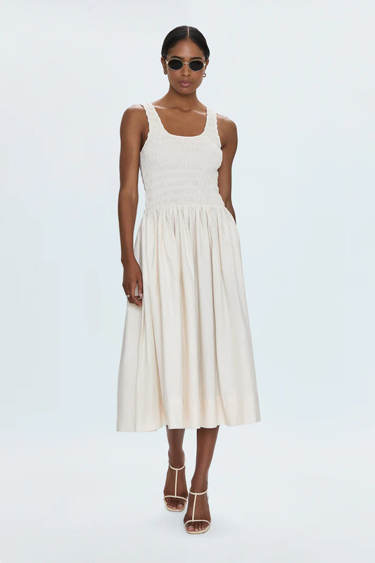 Pistola Alessia Smocked Drop Waist Dress, Shell