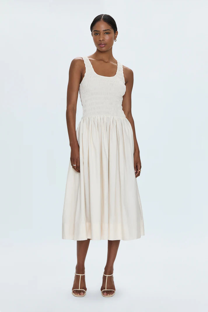 Pistola Alessia Smocked Drop Waist Dress, Shell