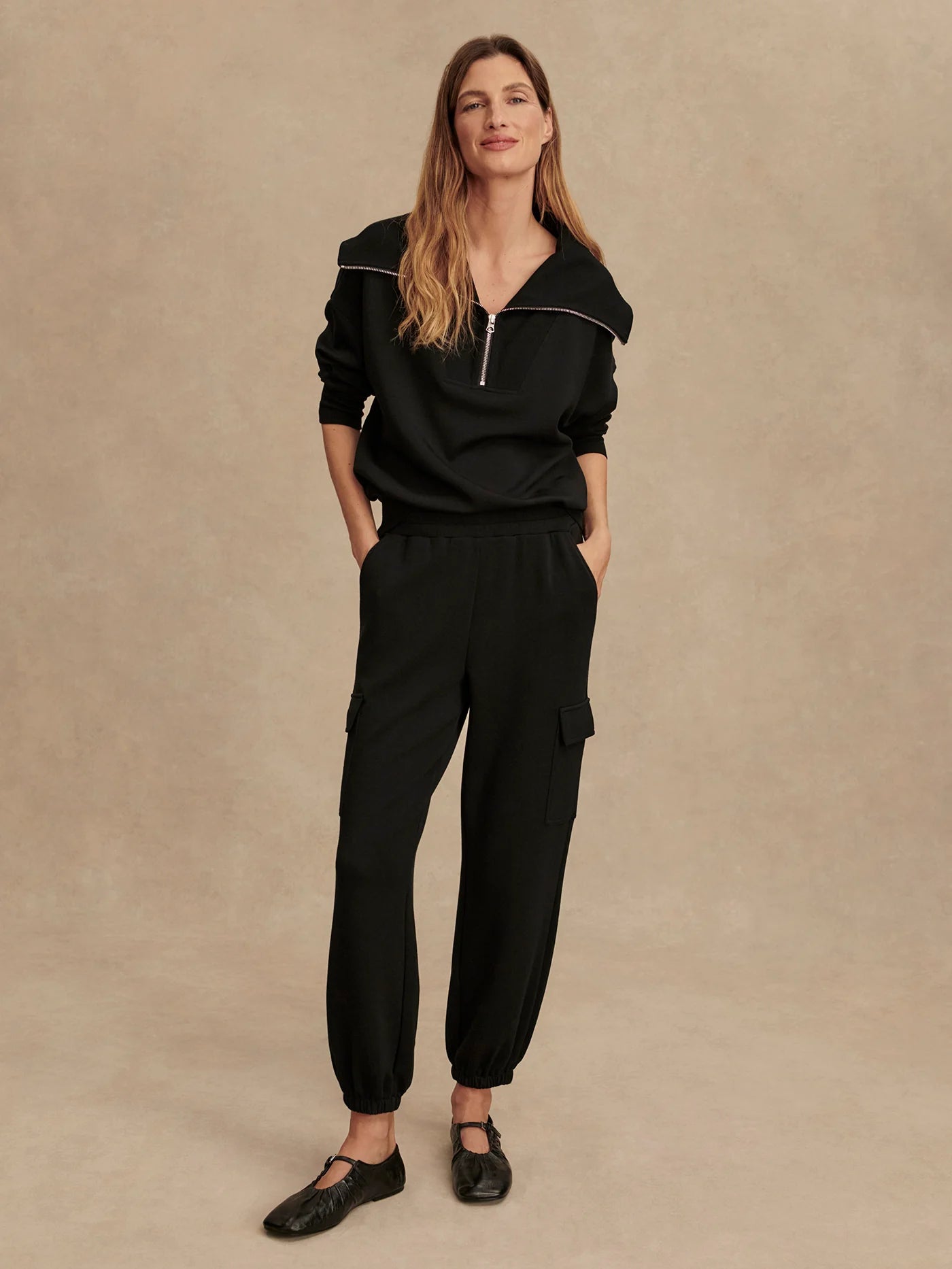 Varley The Cargo Pant 27.5, Black