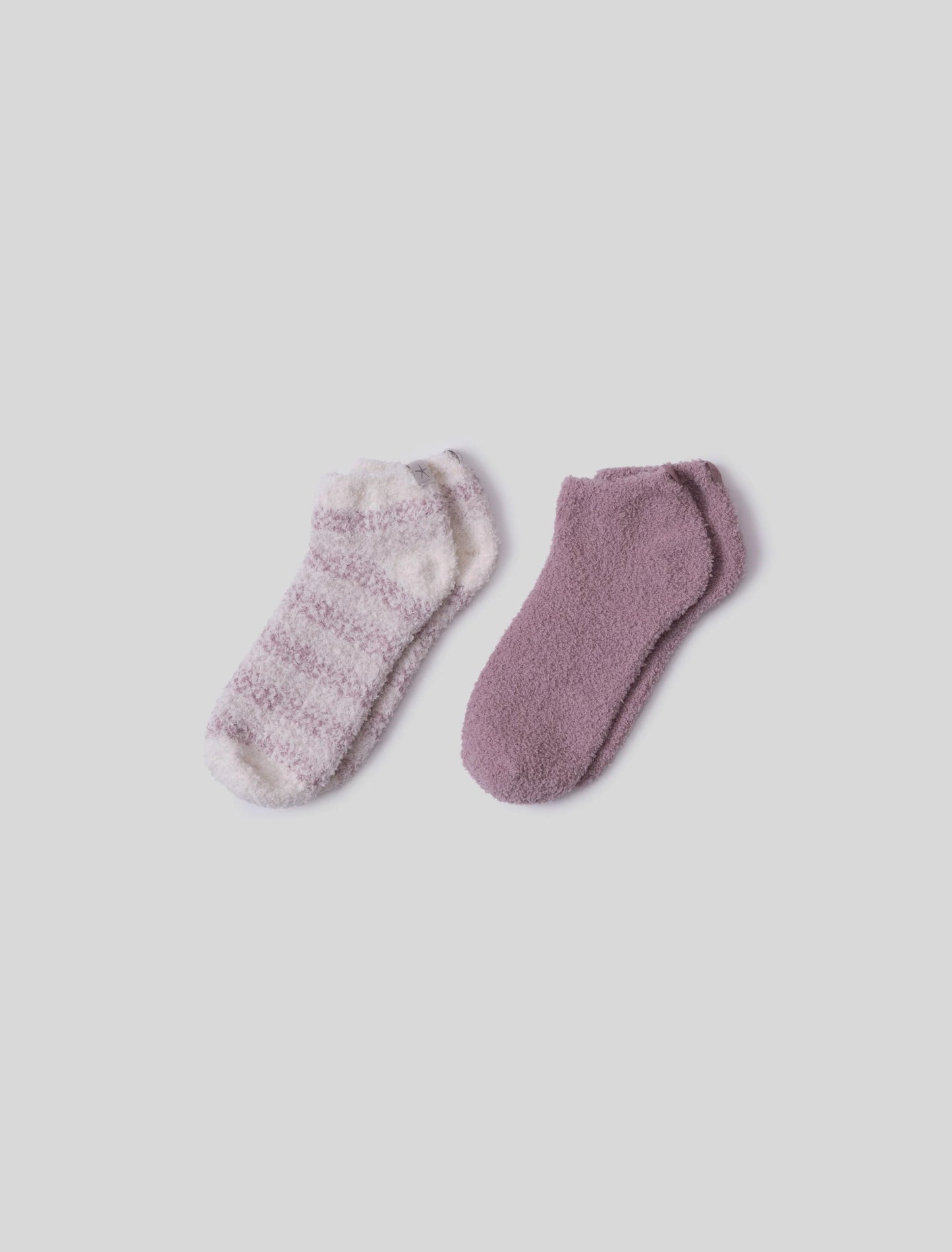 Barefoot Dreams CozyChic® Heathered Stripe Ankle Sock Set - Multiple Options