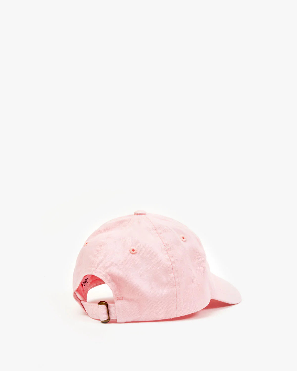 Clare V Baseball Hat, Light Pink w/ Fern Embroidered Californie