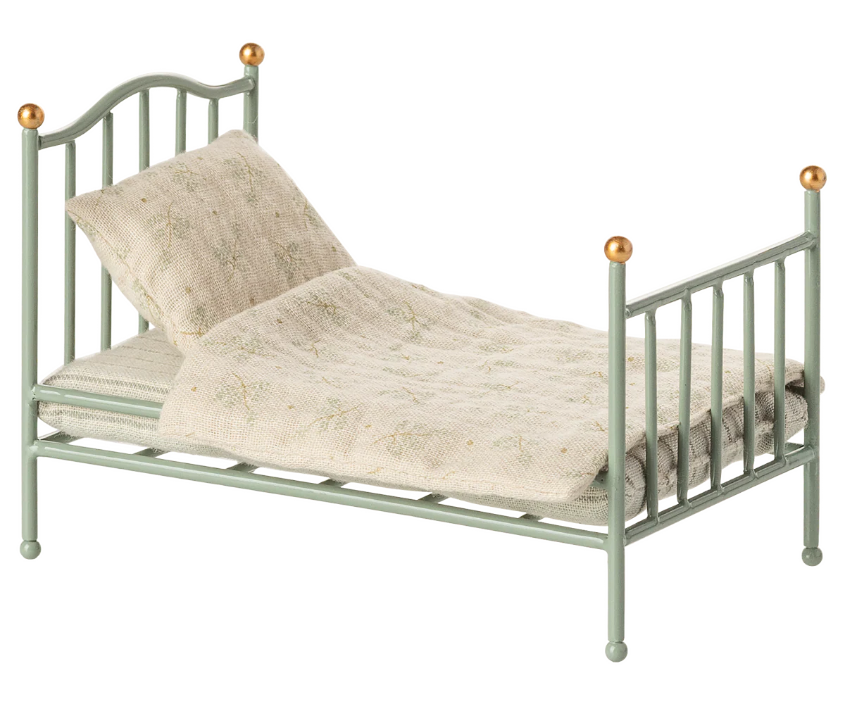 Maileg Vintage Single Bed, Mouse