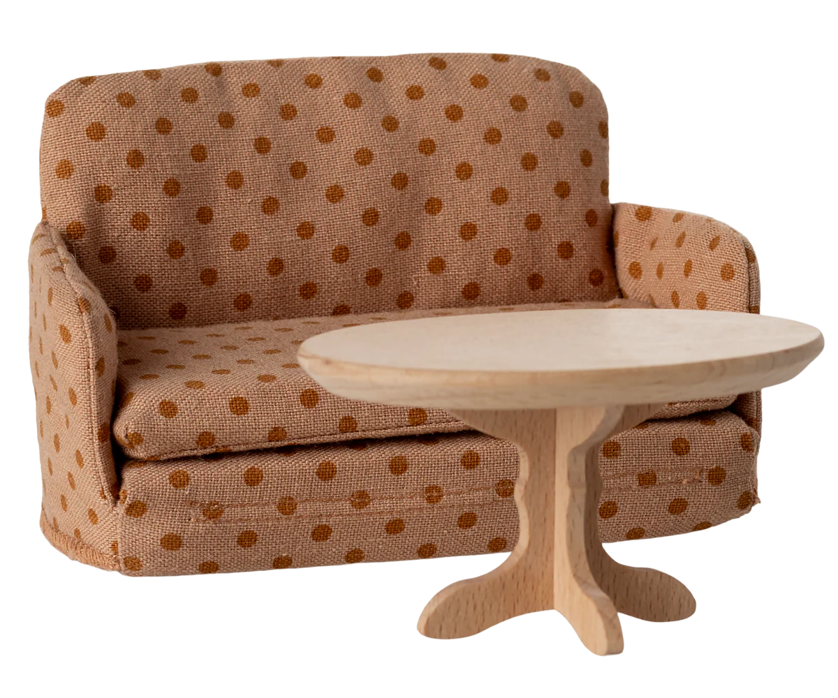 Maileg Sofa Bed, Mouse - Dots