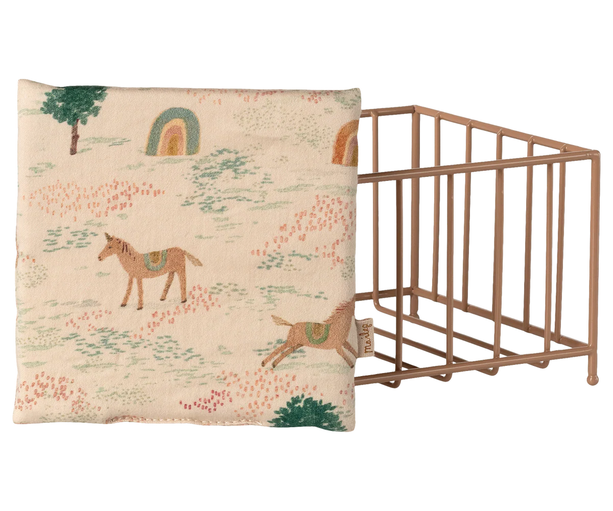 Maileg Maileg Micro Playpen, Dark Powder