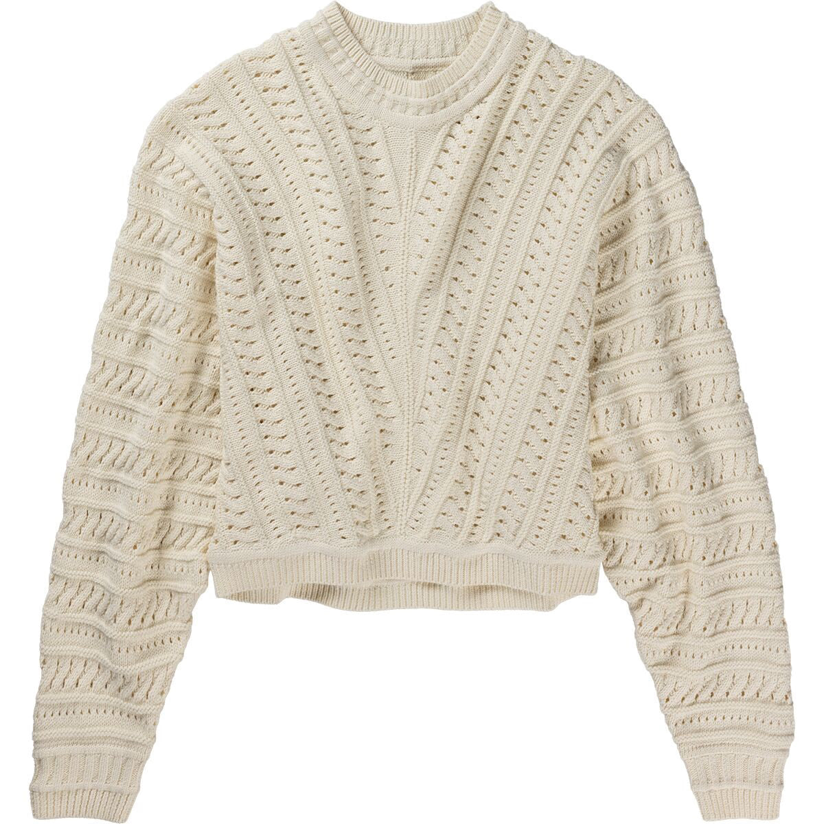 The Normal Brand Women's Apres Chevron Sweater, Cream