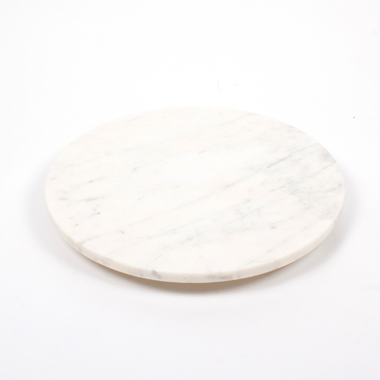 8 Oak Lane White Marble Lazy Susan