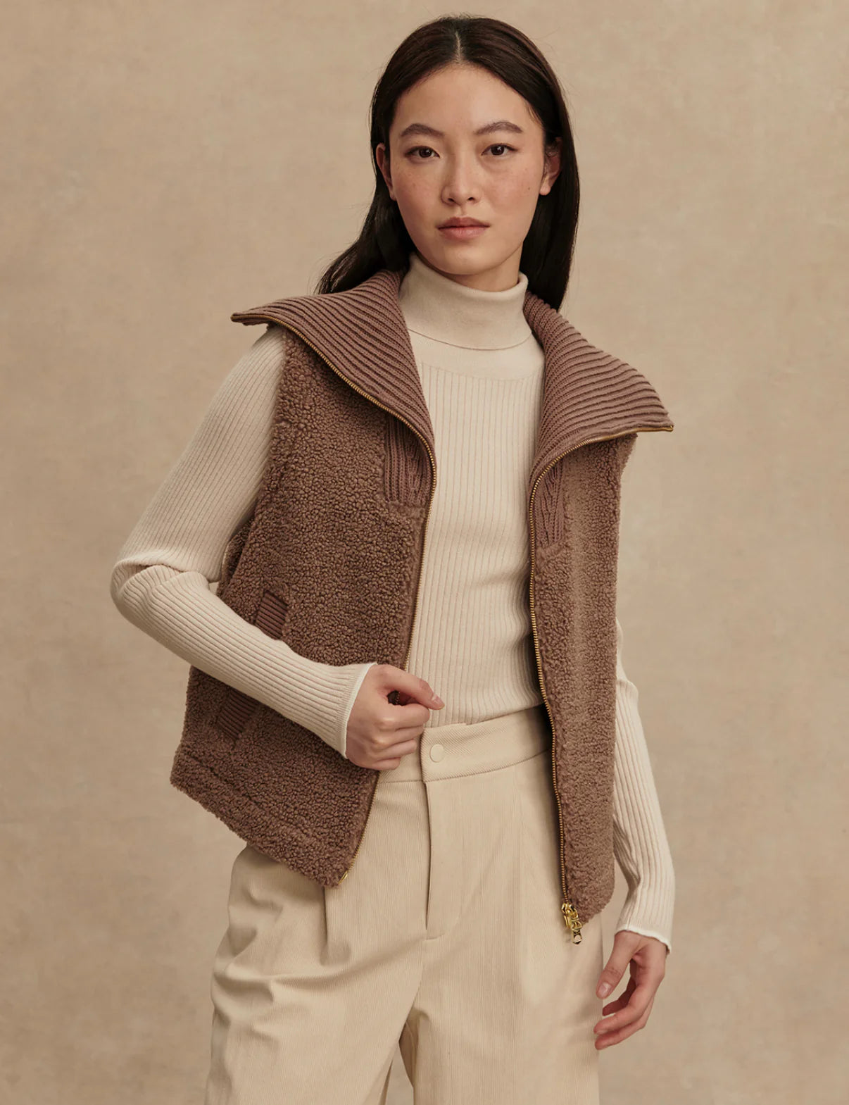 Varley Aspen Gilet, Ash Taupe