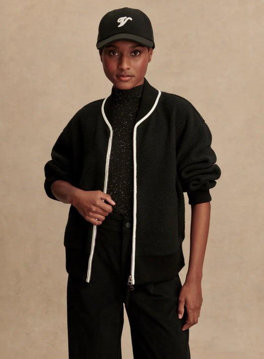 Varley Hansley Fleece Jacket, Black