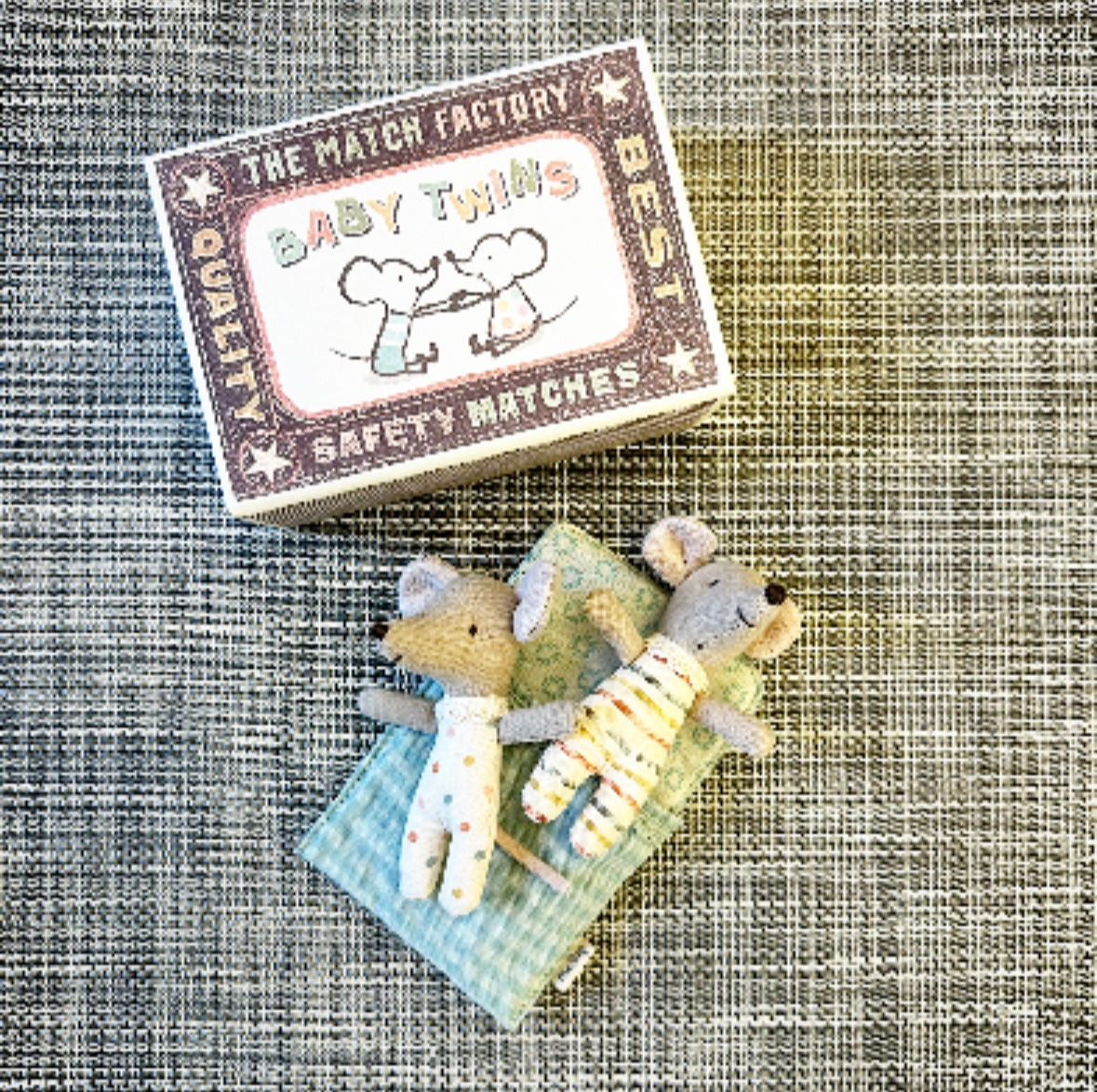 Maileg Baby Mice, Twins in a Box