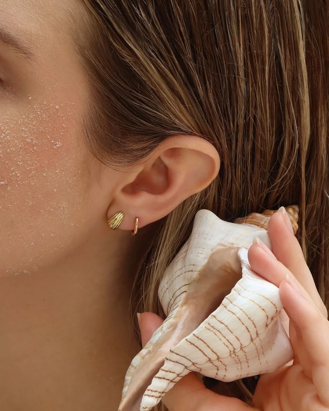 Mod + Jo Sawyer Shell Hoops - Multiple Options