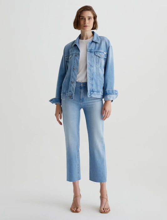 AG Brinley Mid-Rise Straight Crop, Dana Point