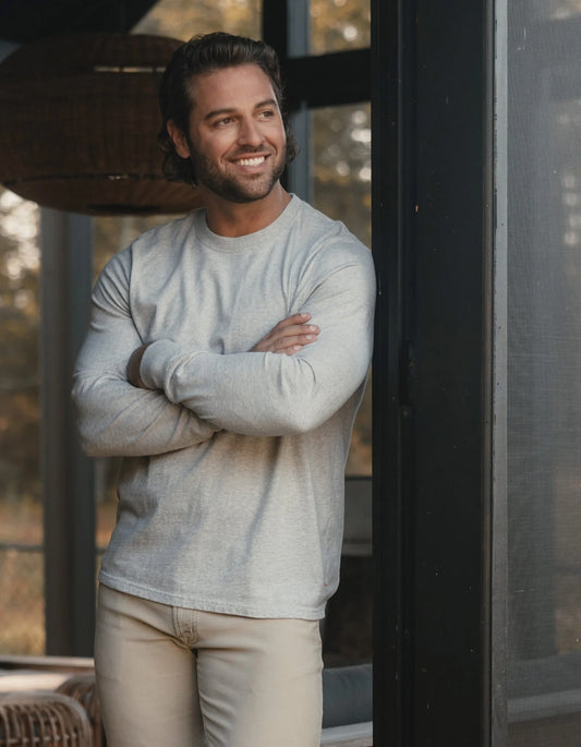 The Normal Brand Men's Lennox Jersey Long Sleeve Tee - Multiple Options