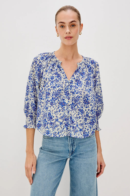 Rails Mariah Top, Blue Marguerite