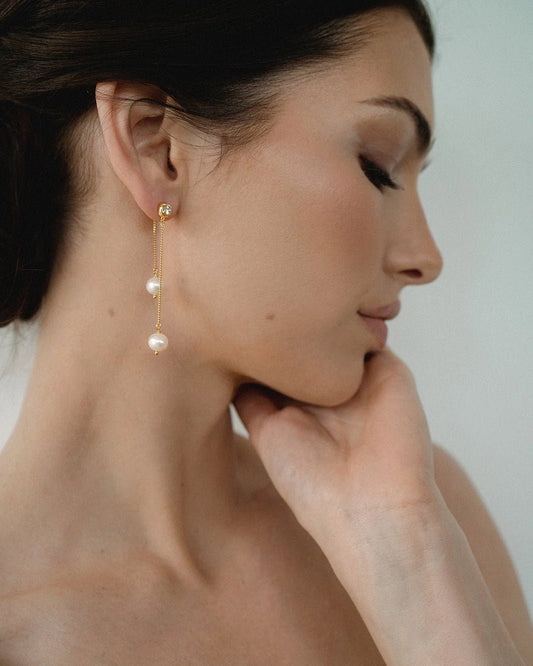 Mod + Jo Remi Pearl Drop Earrings