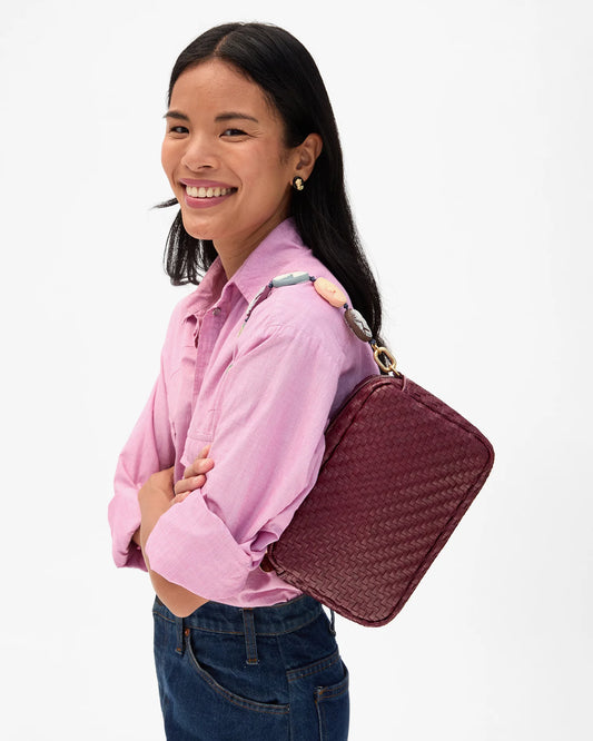 Clare V Marisol, Cassis Woven Zig-Zag