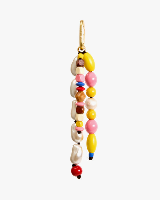 Clare V Multi Beaded Fob, Multi
