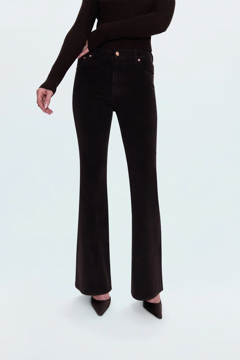 Pistola Kinsley Mid Rise Ultra Flare Pant, Mocha