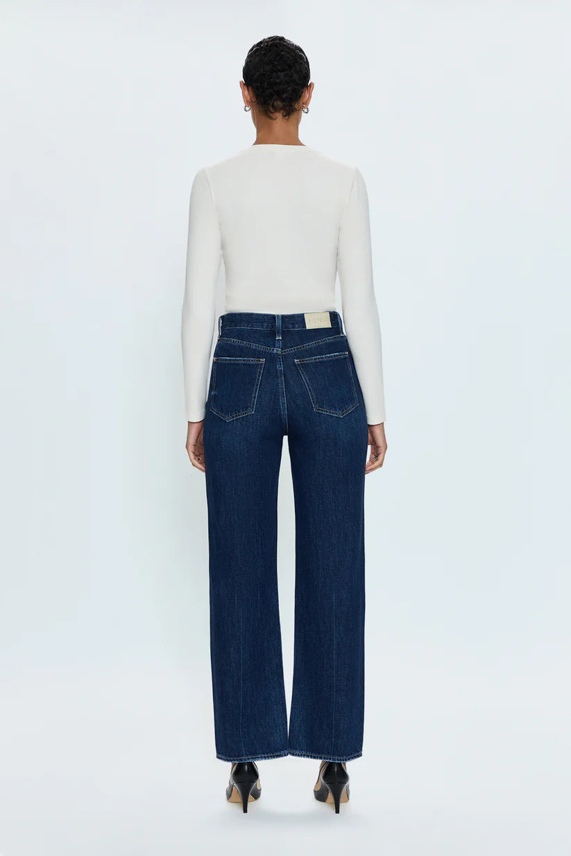 Pistola Cassie Super High Rise Straight Jean, Cultivate