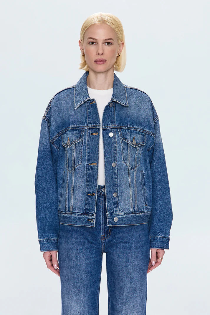 Pistola Harley Relaxed Trucker Jacket, Roulette