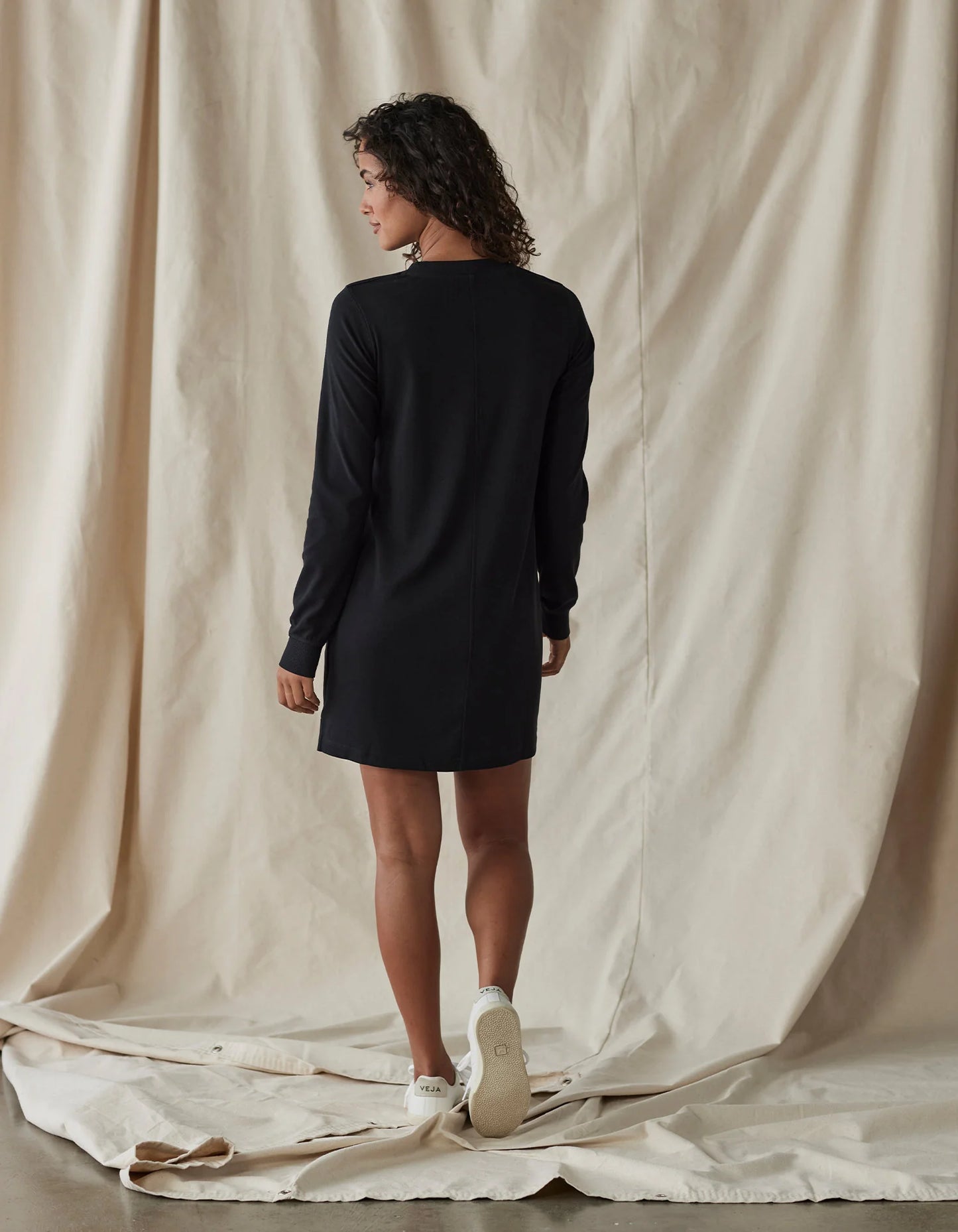 The Normal Brand Women's Puremeso Everyday Dress, Black