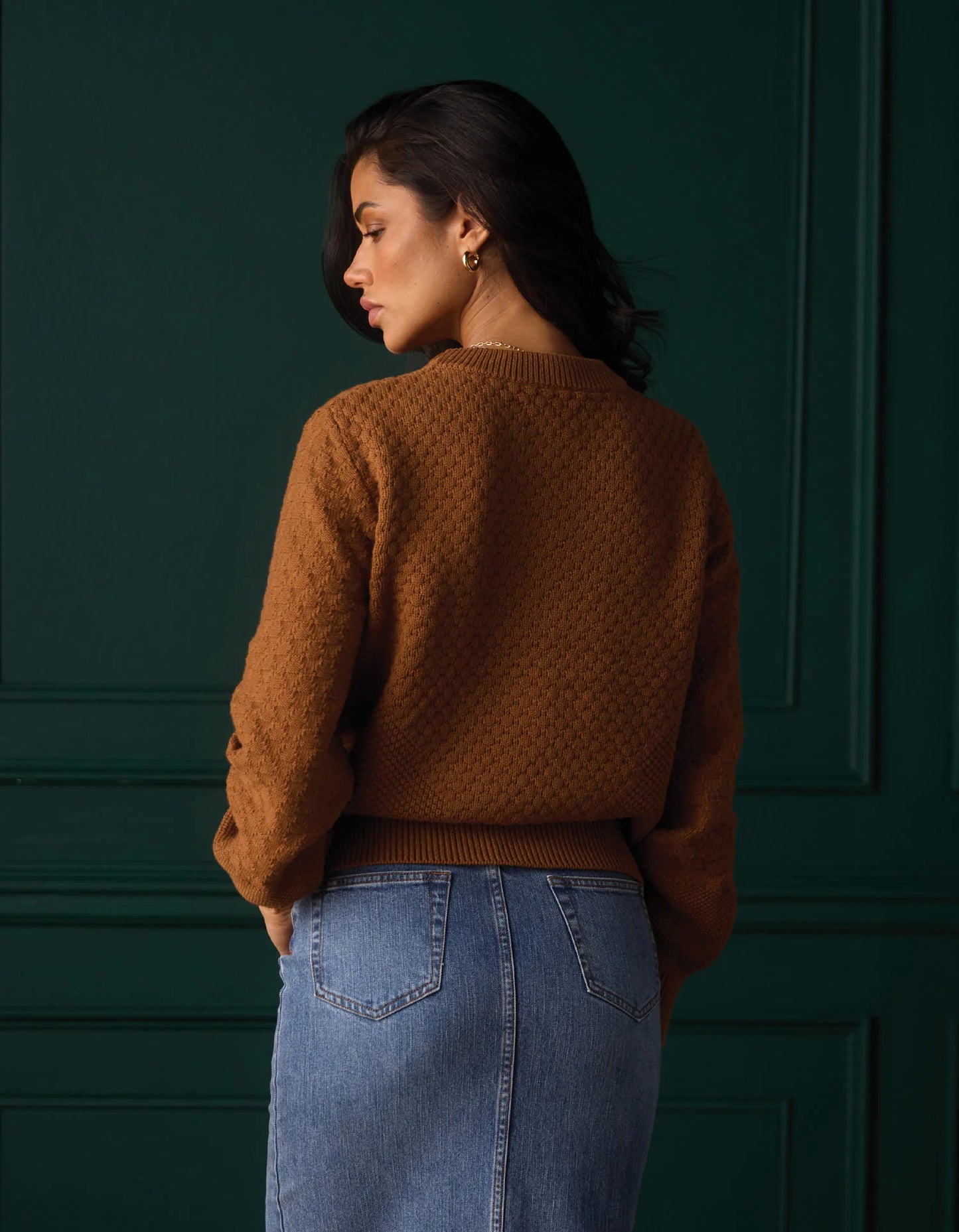 The Normal Brand Women's Colette Sweater, Russet
