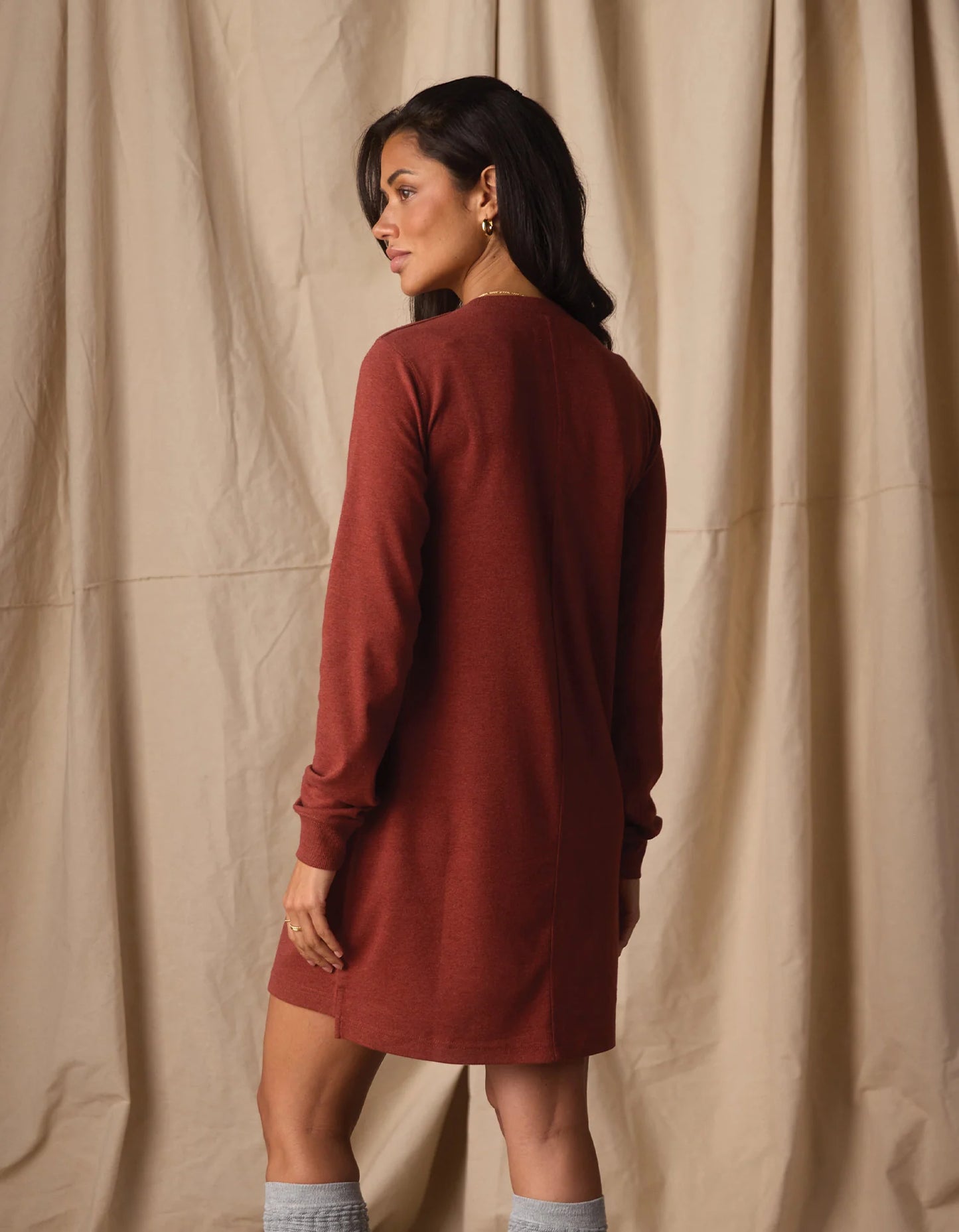 The Normal Brand Women's Puremeso Everyday Dress, Terracotta