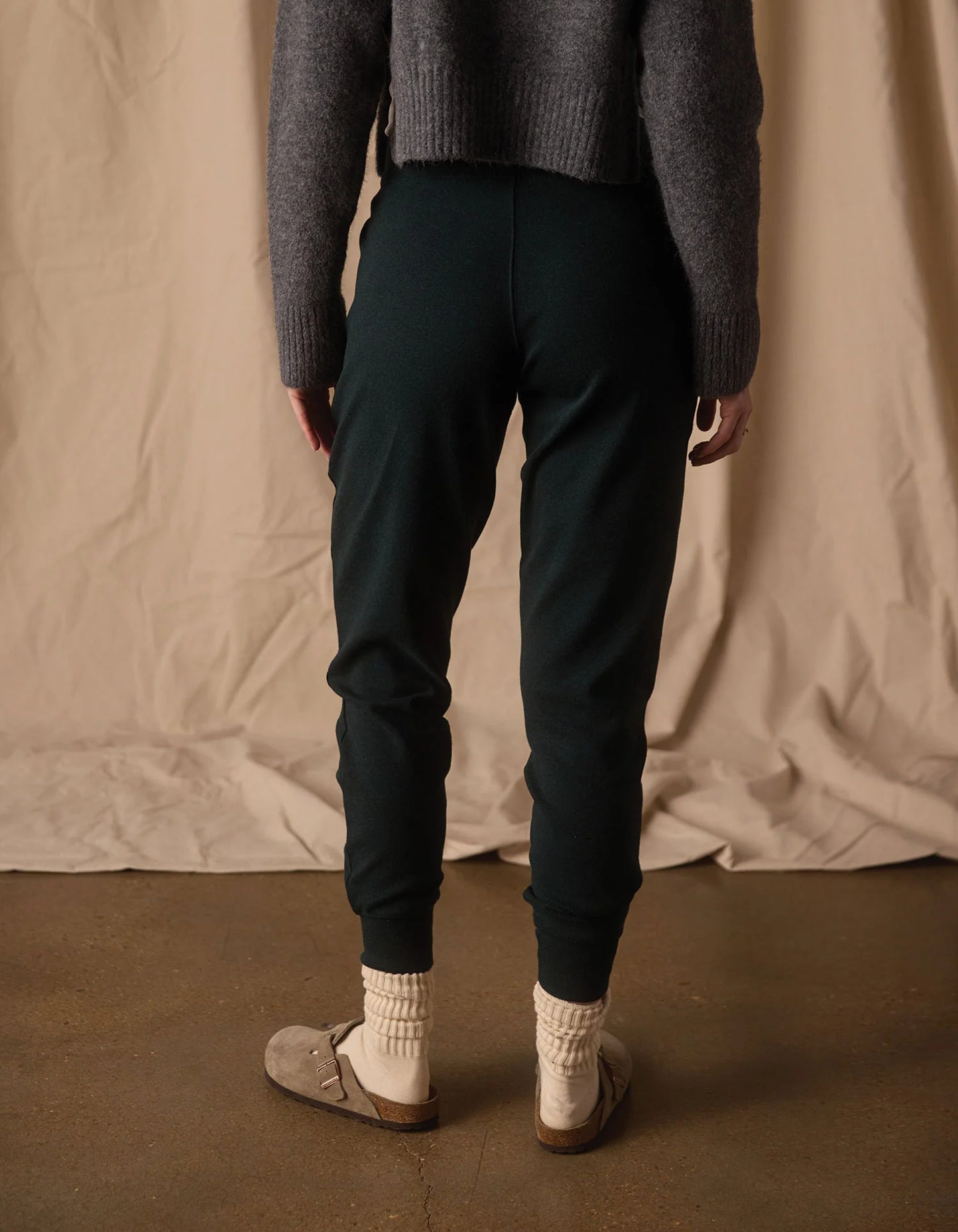 The Normal Brand Women's Puremeso Everyday Jogger, Emerald