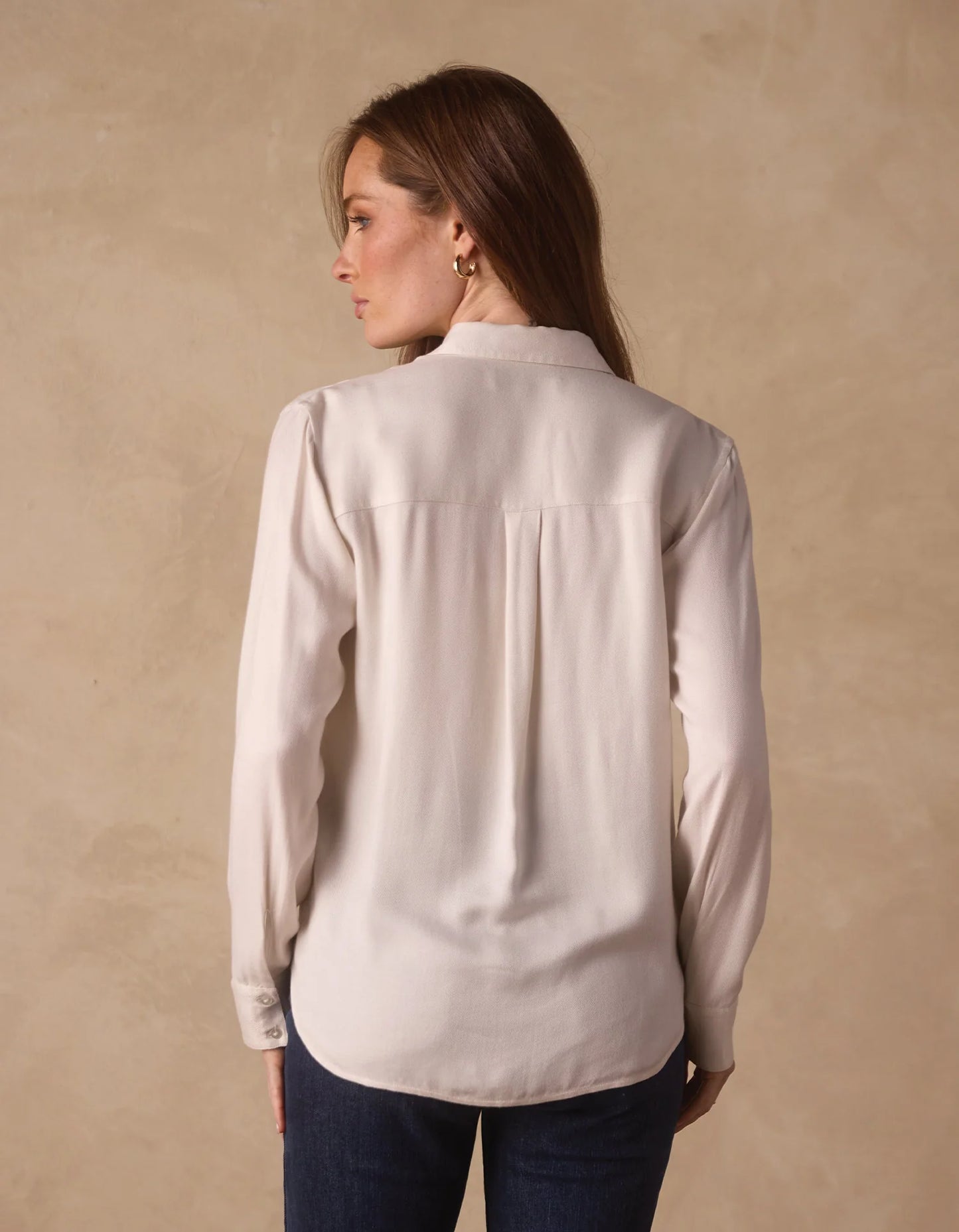 The Normal Brand Women's Harper Everyday Shirt, Birch