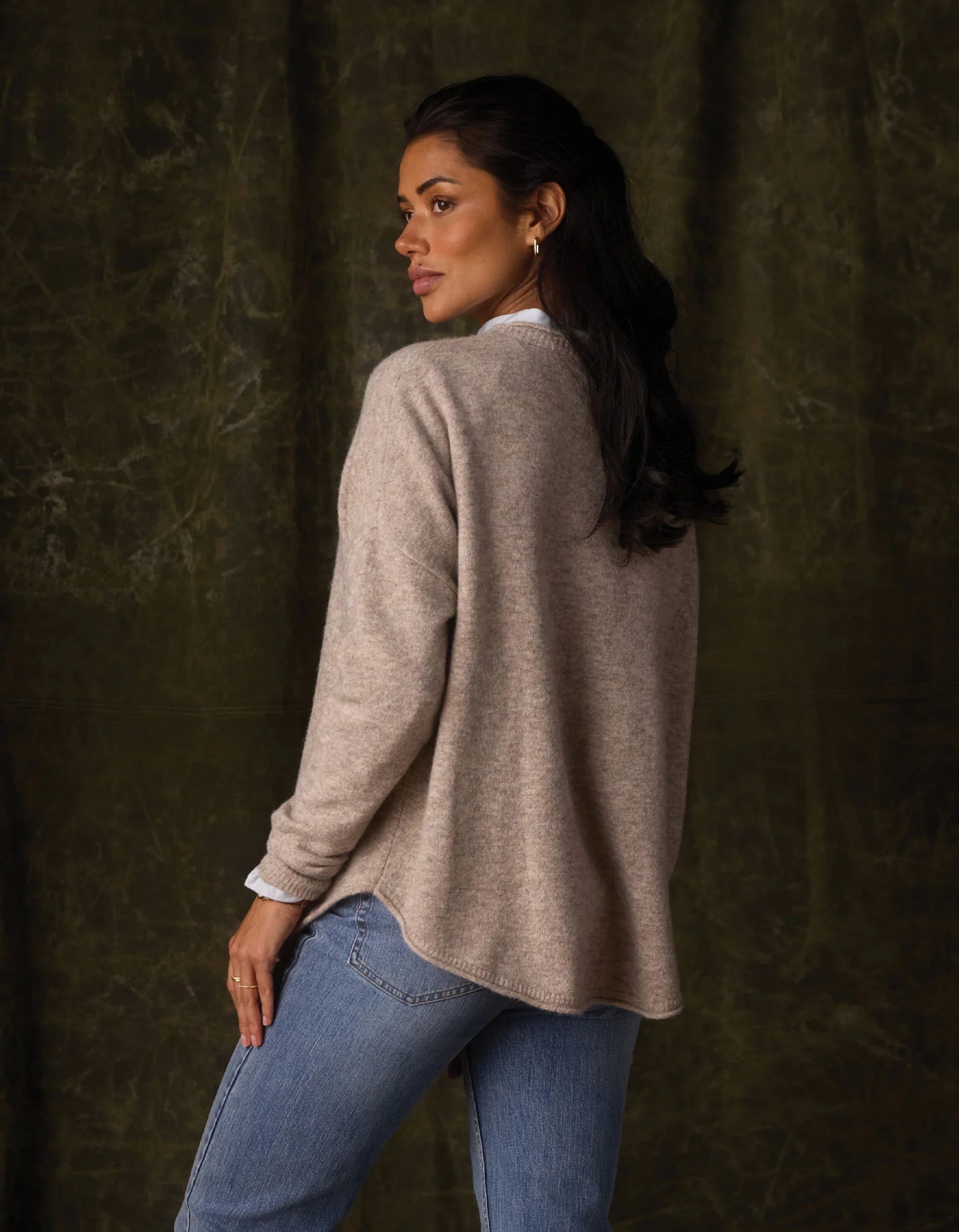 The Normal Brand Women's Marianna Crewneck Sweater, Oat