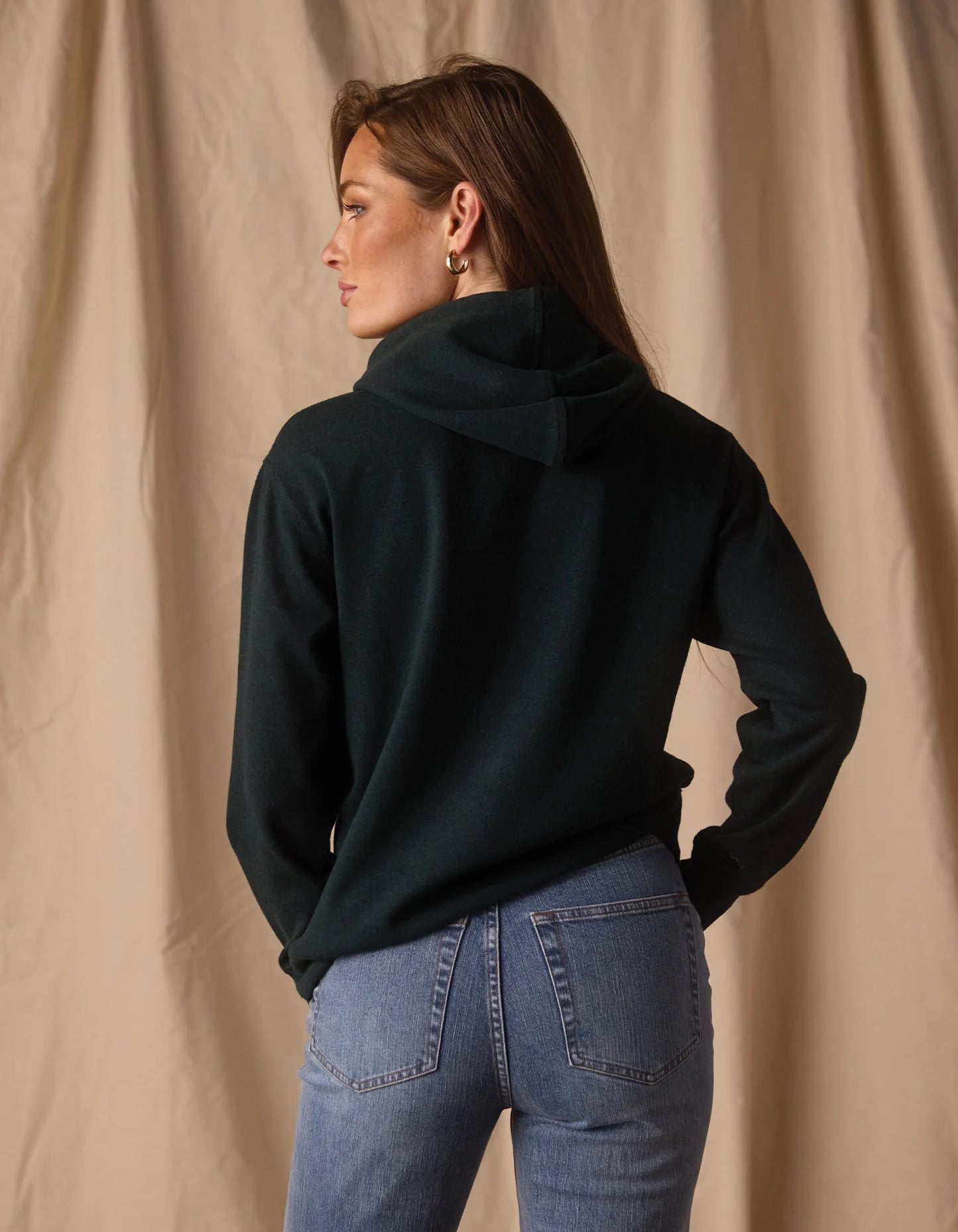 The Normal Brand Women's Puremeso Everyday Hoodie, Emerald
