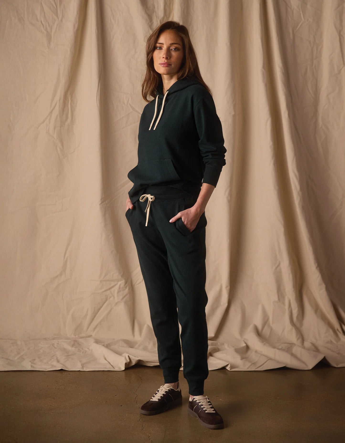 The Normal Brand Women's Puremeso Everyday Jogger, Emerald